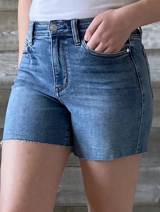 7 For All Mankind Pants - 7 For All Mankind Cut Offs Midi Denim Shorts Size Women's 18